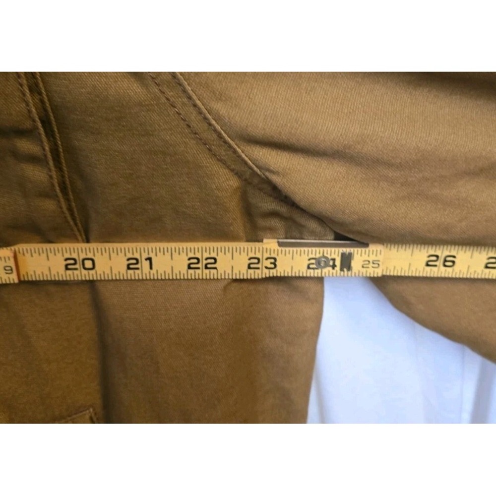 Hawke & Co Men's L Brown Sherpa Lined Hooded Jacket Rugged Workwear Gorpcore - Picture 3 of 9